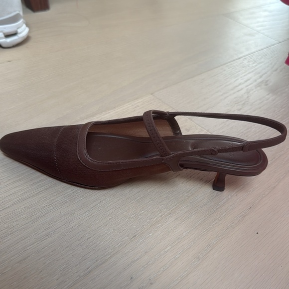 Vince Dark Brown Women's kitten heel - Picture 3 of 3